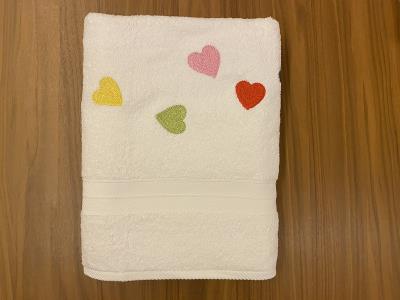 Colorful Hearts Set Of Towels | Accessories for Women